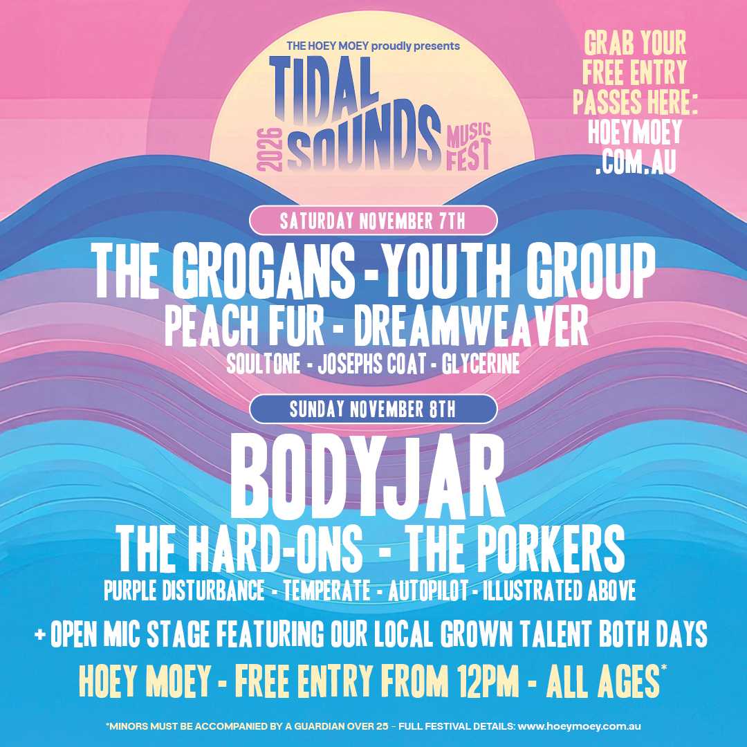 Coffs Harbour, NSW gig poster