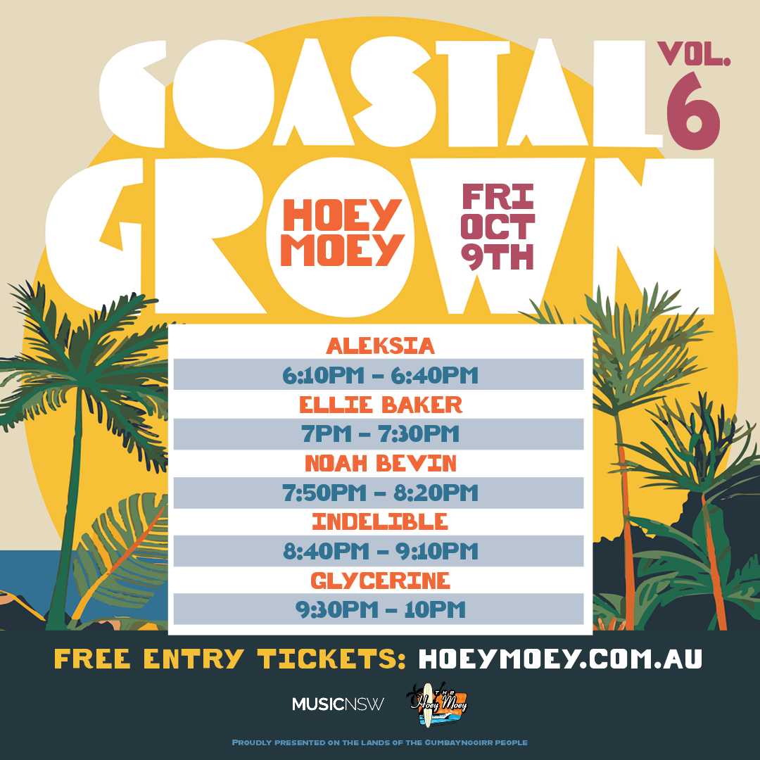 Coffs Harbour, NSW gig poster